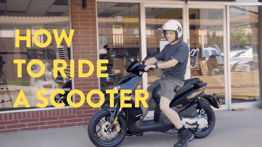 How To Ride a Scooter For The First Time