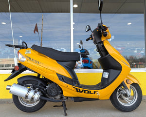 2021 Wolf RX50 Yellow (50cc)